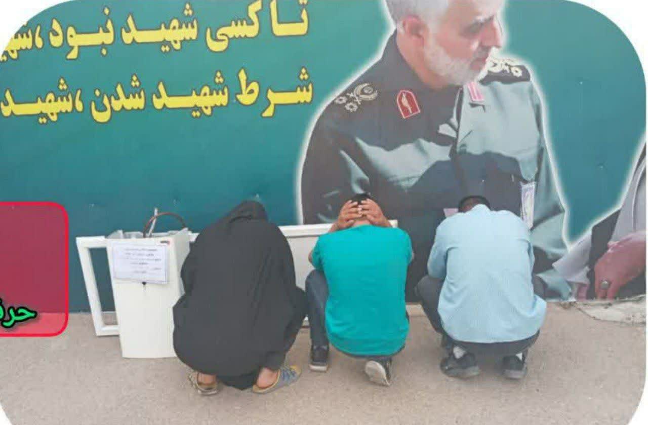 دستگیری ۳ سارق حرفه ای در فیروزه 
