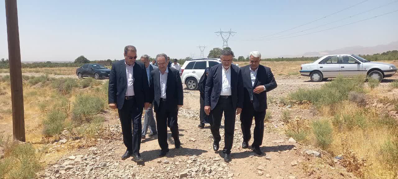 بازدید معاون گردشگری  وزارت میراث فرهنگی، گردشگری و صنایع دستی از تپه باستانی حاج بکتاش ولی در نیشابور